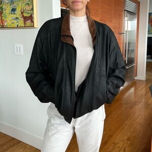 Remy Two-Toned Leather Jacket